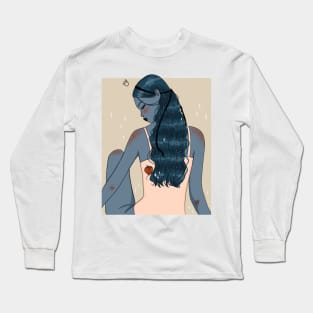 Blue Girl Long Sleeve T-Shirt